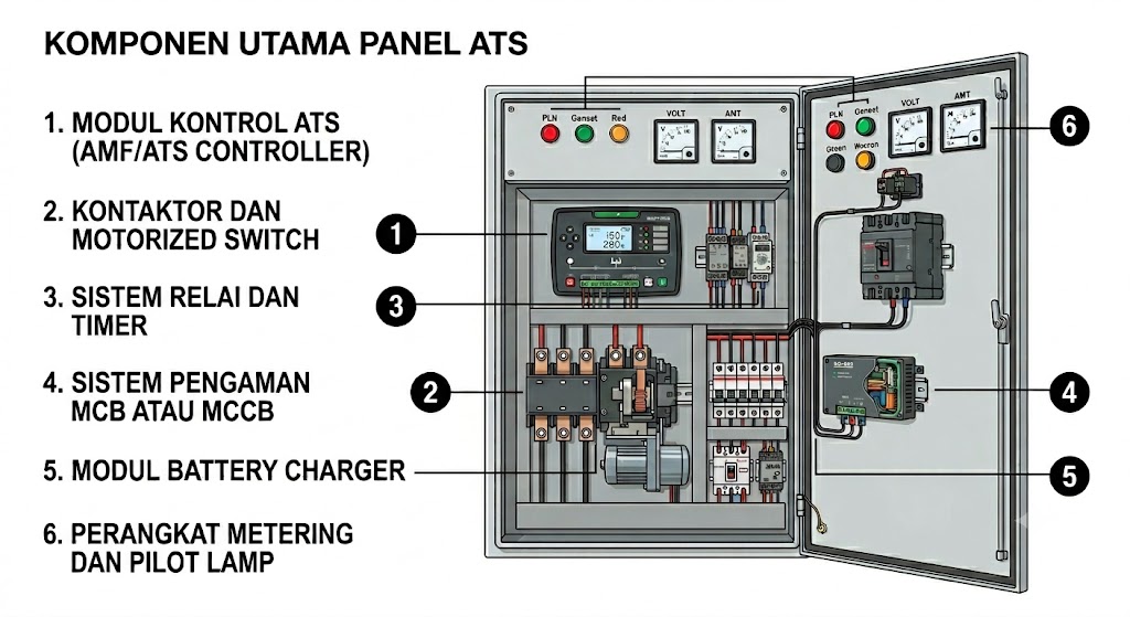 mengenal komponen panel ats