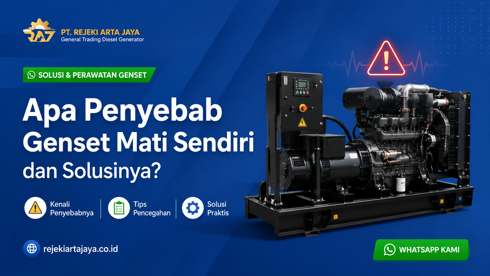 Apa Penyebab Genset Mati Sendiri dan Solusinya