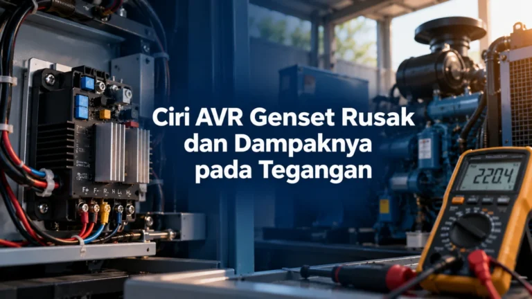 ciri AVR genset rusak