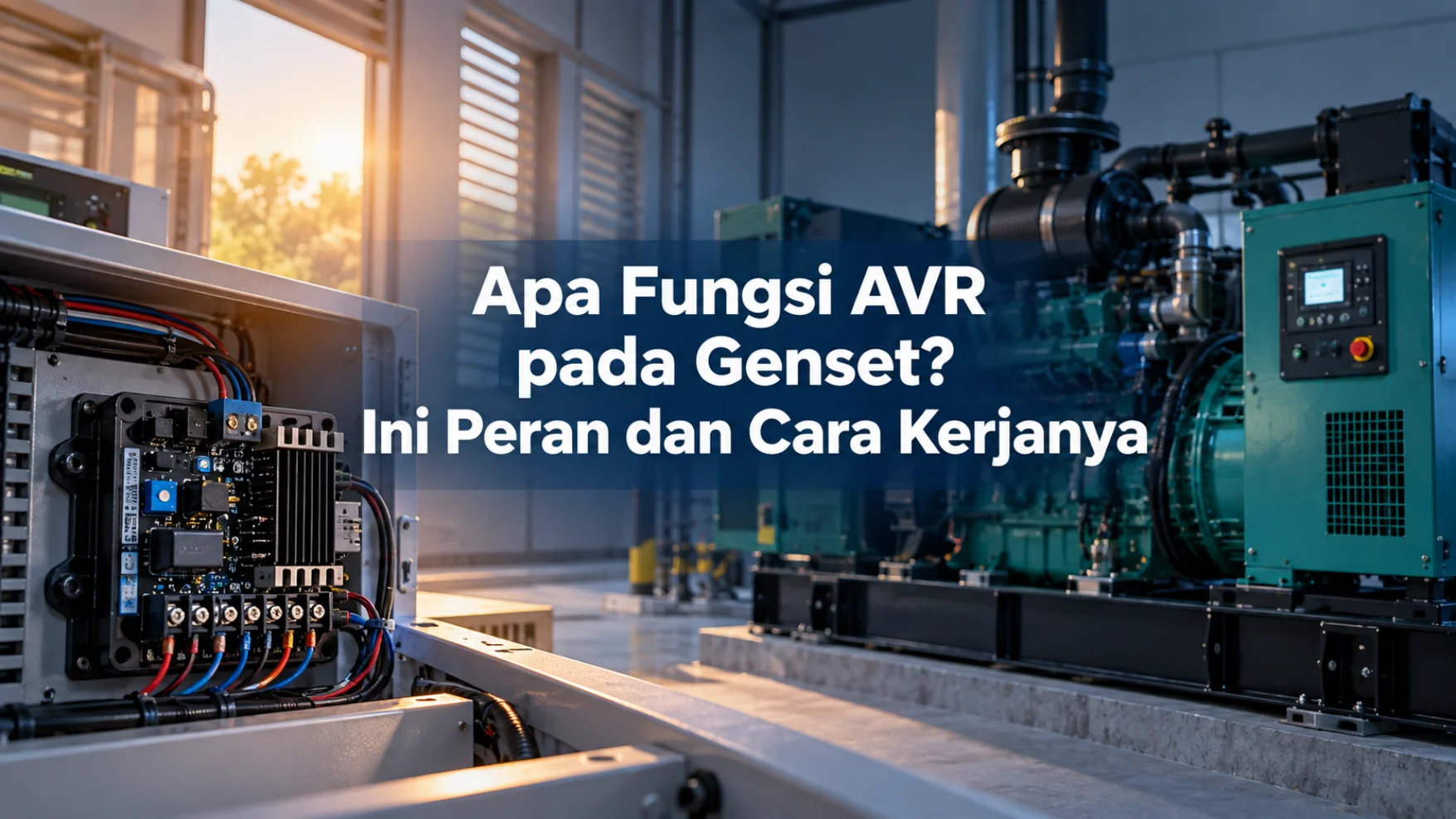 fungsi AVR pada genset