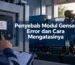 penyebab modul genset error