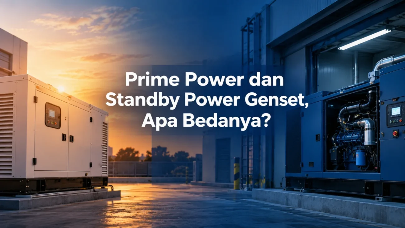 prime power dan standby power genset